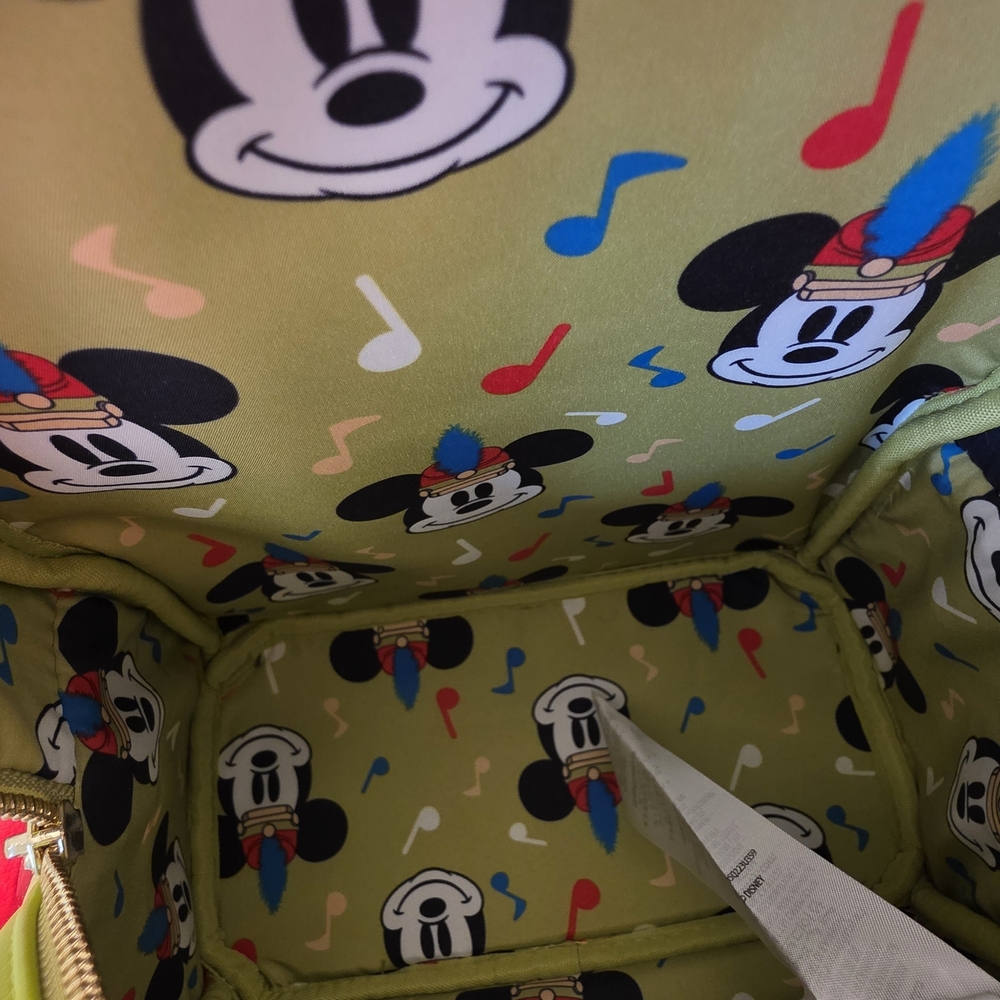 Disney Loungefly Mickey Mouse Marching Band Red and Black NWOT - Picture 12 of 16